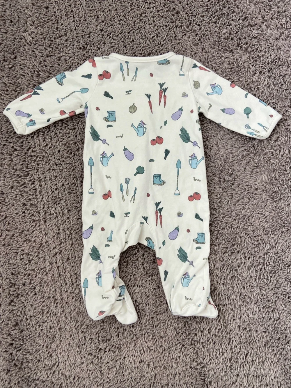 Little Planet by Carters Garden Print Footie 3M